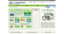 Desktop Screenshot of cercassicurazioni.it